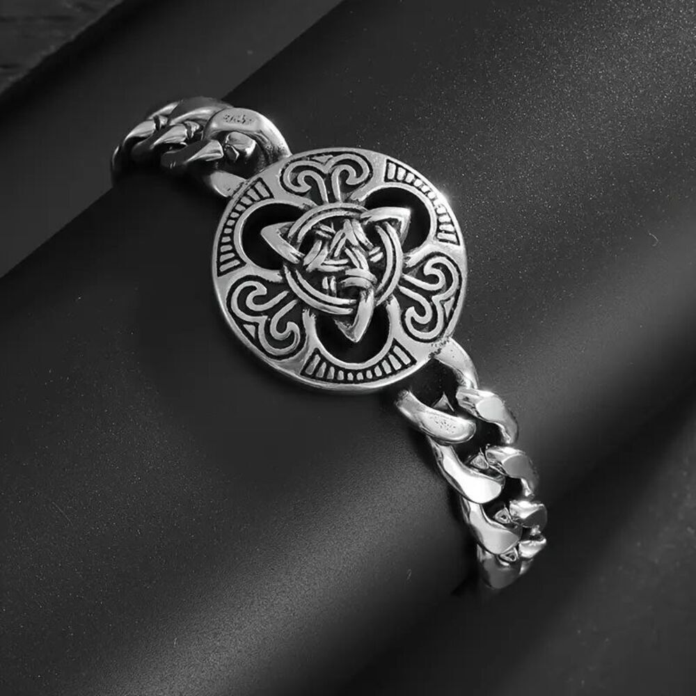 Celtic Knot Stainless Steel Unisex Bracelet